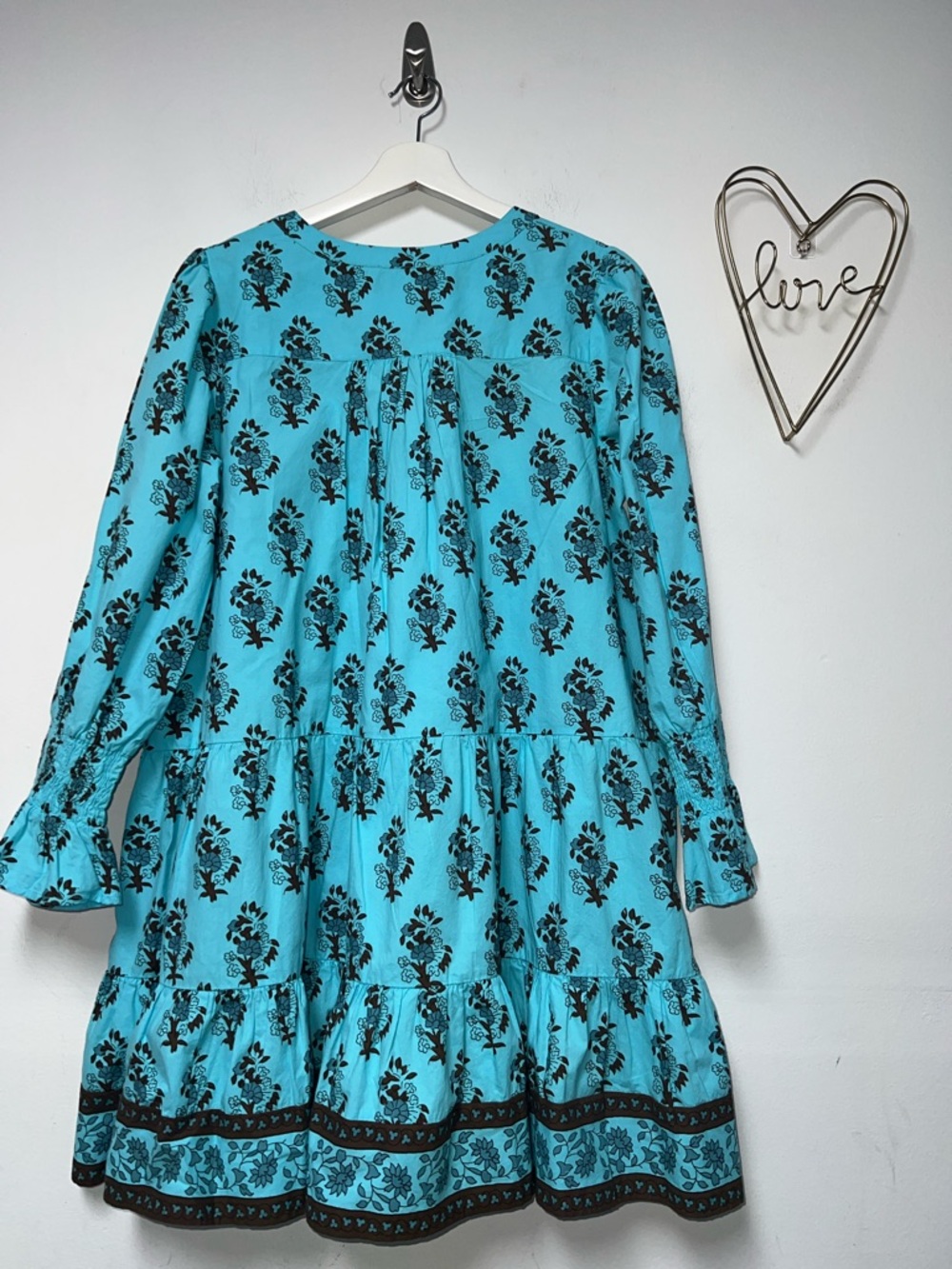 Tuckernuck tnuck TropicalTurquoise bouquet kenzo Mini Dress Boho, Beach Resort - Picture 6 of 9